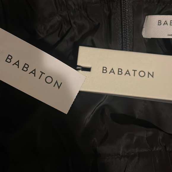 NWT Aritzia Babaton Flutter Strapless Wide Leg Cropped Jumpsuit - Picture 13 of 16